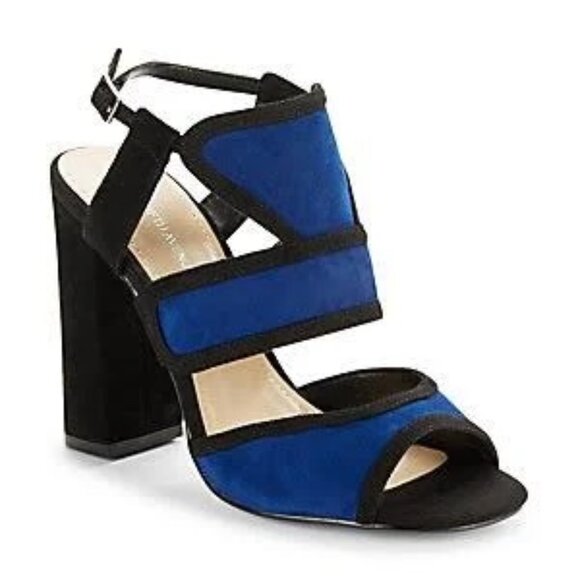 Saks Fifth Avenue Colorblock Sandals - Picture 2 of 9